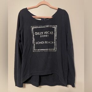 Gilly Hicks, Navy, Large, Sleepwear/Sweater